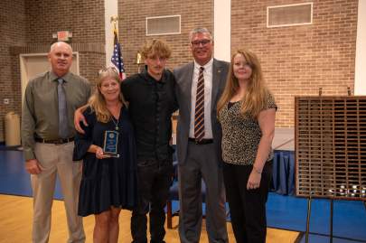 Cribb induction Sheriff with Family
