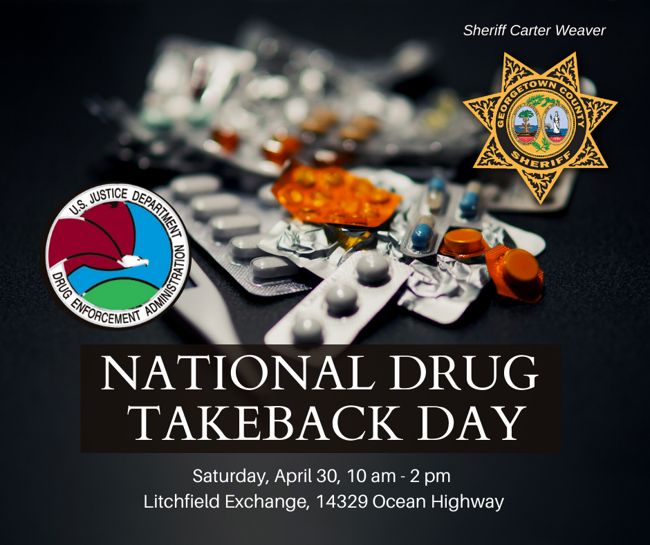 2022-04-25 Drug Takeback Day April 30