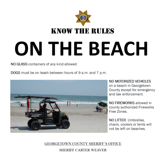 beach rules